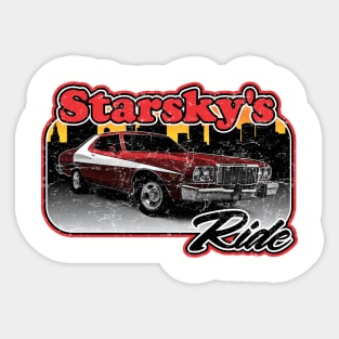 Starsky's Ride Sticker